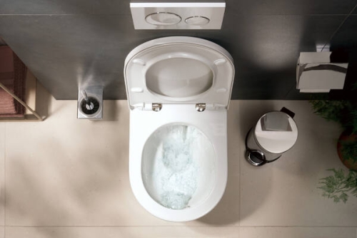 Hansgrohe EluPura Original S AquaChannel Flush fali WC ülőkével, fehér 60207450