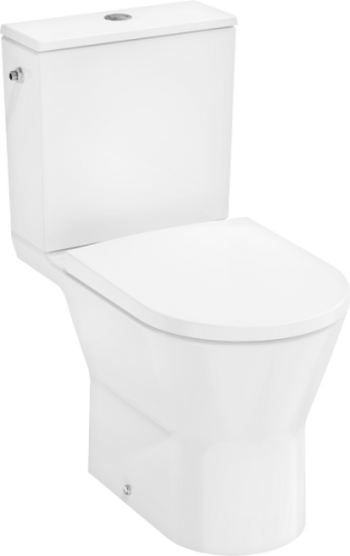 Hansgrohe EluPura Original S AquaChannel Flush hátsó kifolyású monoblokkos WC szett ülőkével, fehér 60267450