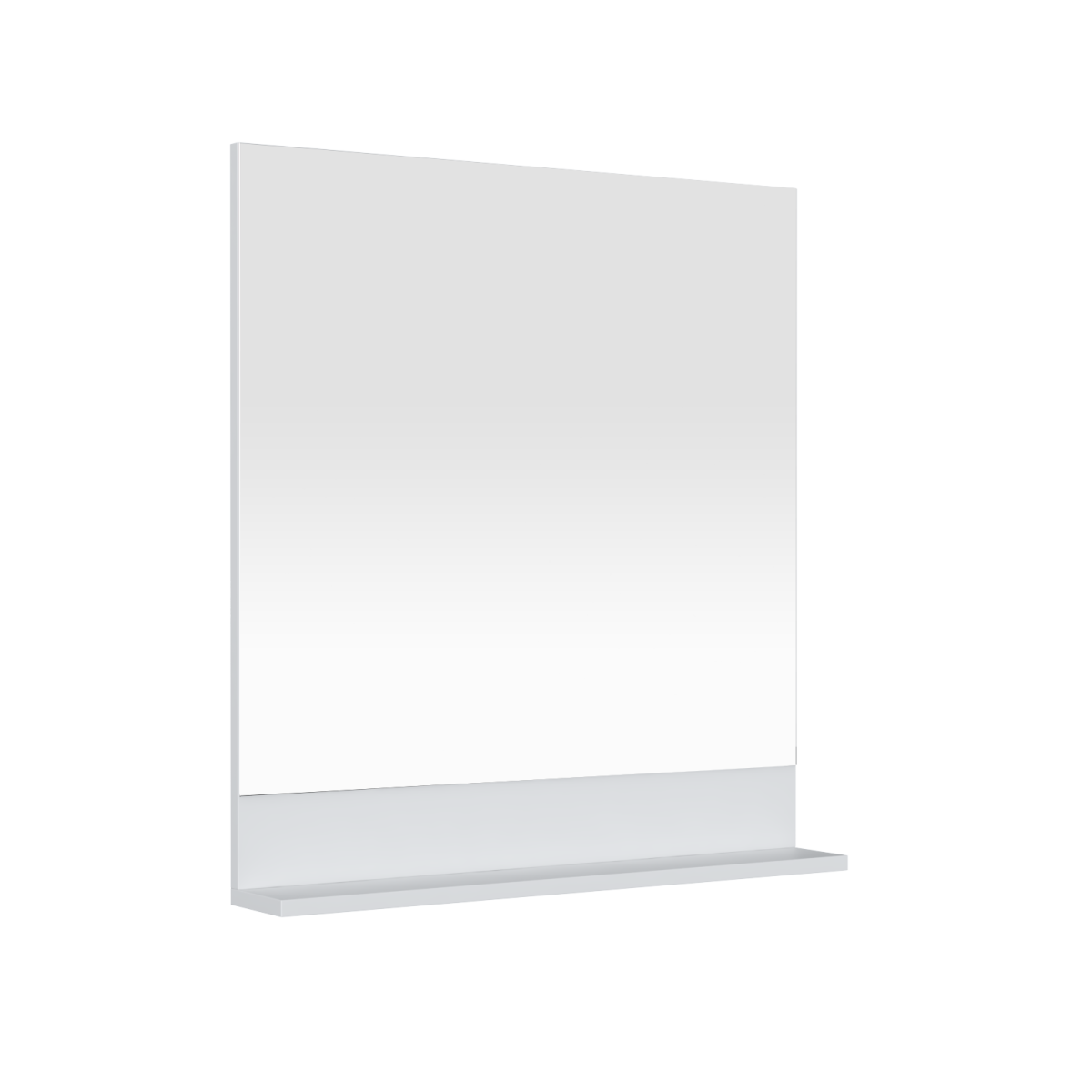 Tboss Floating mirror shelf tükör 75x82x12 cm, fehér