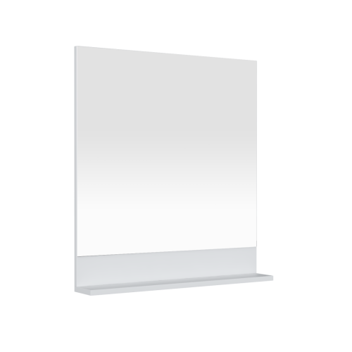Tboss Floating mirror shelf tükör 75x82x12 cm, fehér