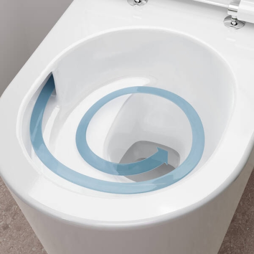 Hansgrohe EluPura S AquaHelix Flush fali WC SoftClose ülőkével, fehér 60344450