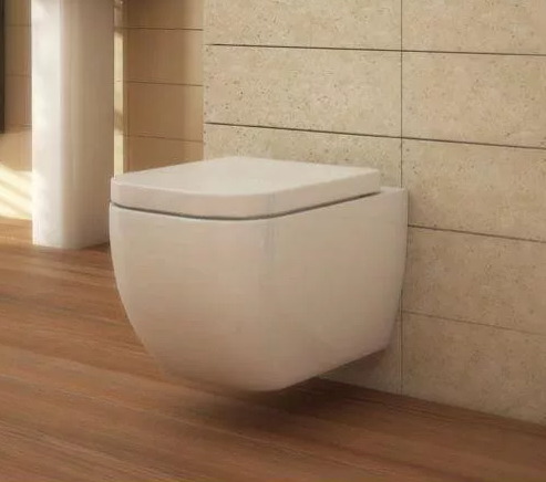 AREZZO design OHIO perem nélküli fali WC lassú záródású ülőkével, fehér AR-200R_AR-OSCSLIM