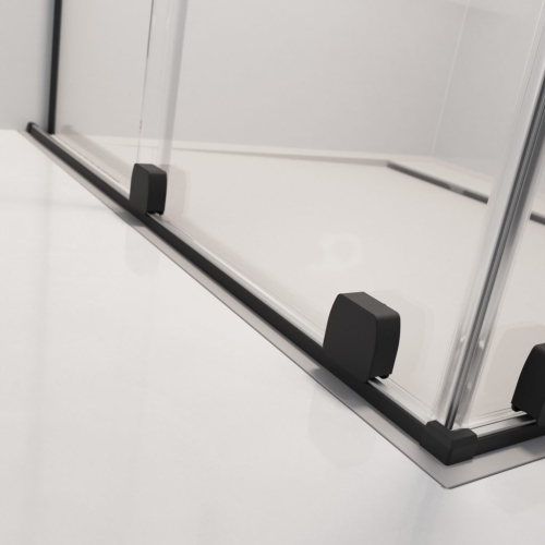 Radaway Furo Black PND II 140 jobbos kádparaván, fekete 10109738-54-01R, 10112694-01-01