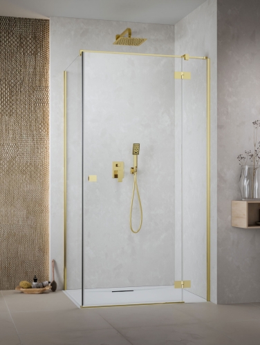 Radaway Essenza Gold KDJ 120 cm balos zuhanykabin ajtó, arany 1385042-09-01L