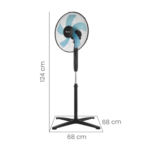 Ardes álló ventilátor távirányítóval, fekete 5ST40PNR