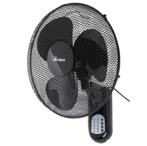 Ardes fali ventilátor távvezérlővel, fekete 5W40R