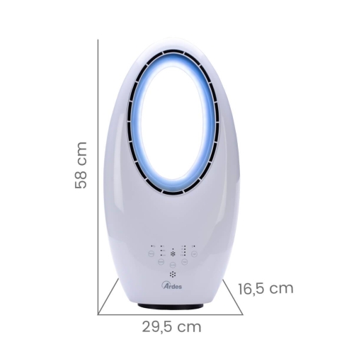 Ardes BLADELESS lapát nélküli ventilátor, fehér 5BL1B