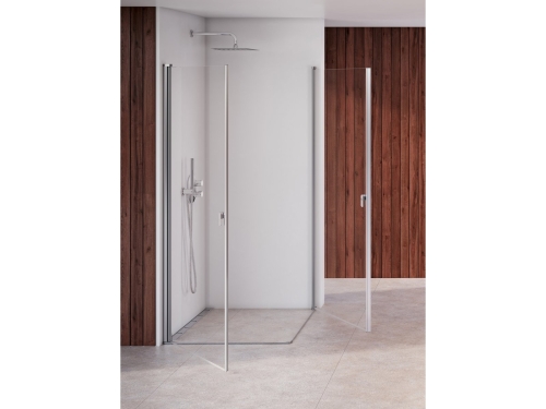 Ravak Chrome CRV1 90 cm zuhanykabin ajtó Transparent üveggel, szatén 1QV70U01Z1