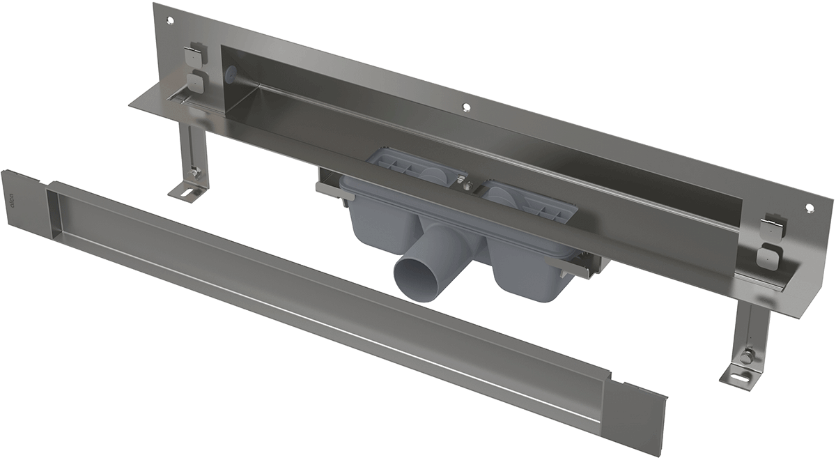 ALCA (Alcaplast) APZ5-TWIN SPA lefolyó rendszer a falba építéshez 95 cm, burkolható fedlappal APZ5-TWIN-950
