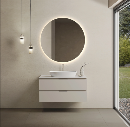 Marmy CODE TOP 100x50 cm pultos függesztett alsószekrény, 2 fiók, laminált  Light Taupe 20 46 22 10 00 75