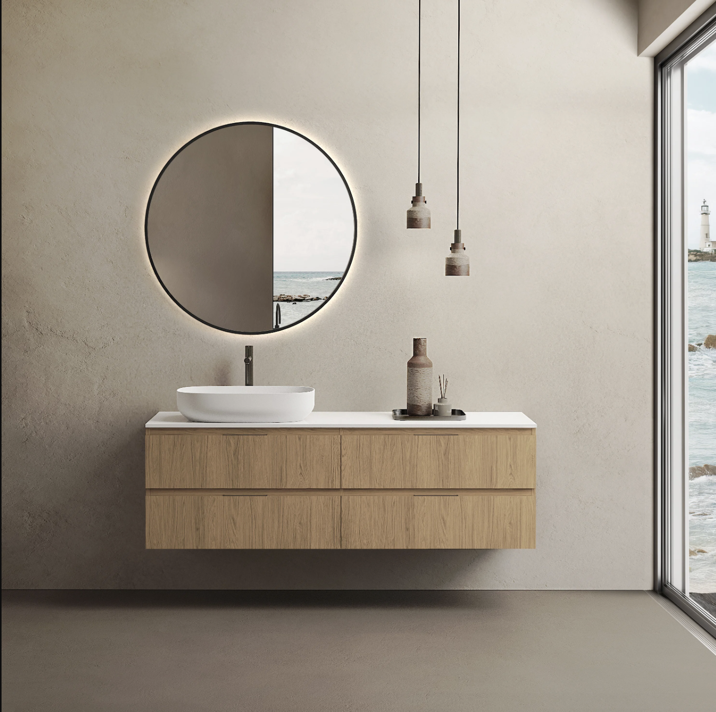 Marmy CODE TOP 160x50 balos, pultos függesztett alsószekrény, 4 fiók, laminált Honey Oak 20 46 24 16 13 85