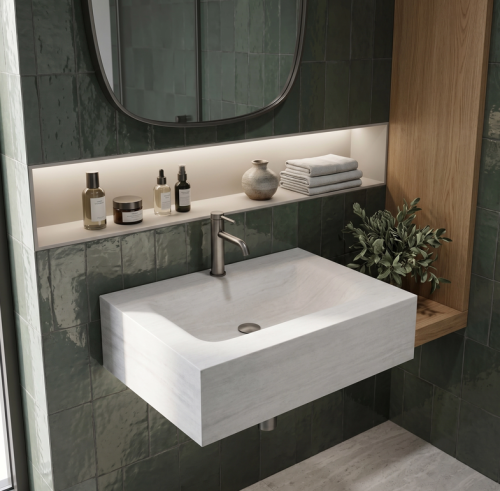 REA Apollo Muralto Roma 70 mosdó 70x50 cm, márvány mintás REA-U9994