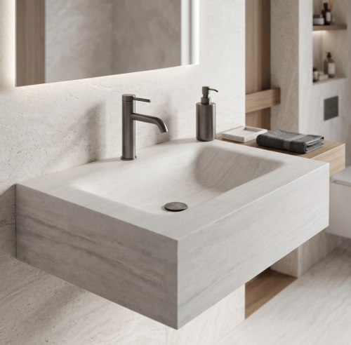 REA Apollo Muralto Roma 70 mosdó 70x50 cm, márvány mintás REA-U9994