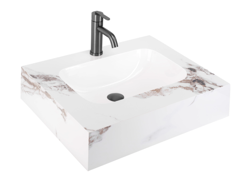 REA Aresa Cold Jade 60 mosdó 60x50 cm, márvány mintás REA-U9975