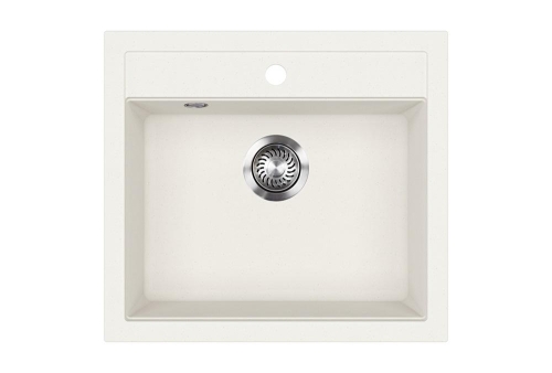 Evido QUADRO 6 gránit mosogató, fehér 442205