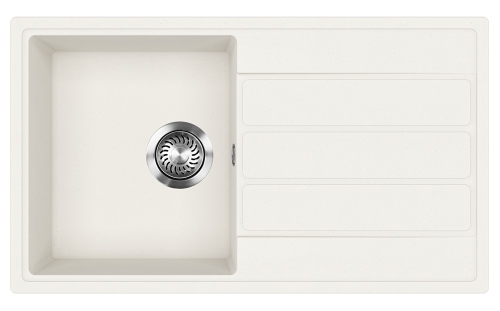 Evido EASY 45 S gránit mosogató, fehér 442208
