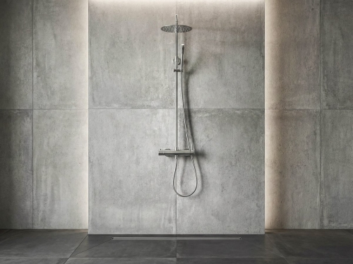 Sapho MINIMAL zuhanyrendszer, matt inox MI139