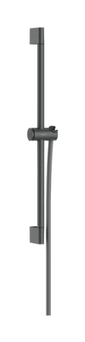 Hansgrohe Unica Pulsify S 65 cm zuhanyrúd zuhanycsővel, szálcsiszolt fekete króm 24400340