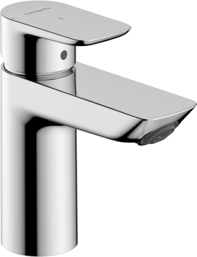 Hansgrohe Neovis Q 100 CoolStart egykaros mosdócsaptelep push-open lefolyógarnitúrával, króm 71352000
