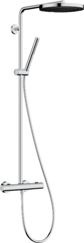 Hansgrohe Pulsify S Puro Showerpipe 260 1jet Ecostat Fine termosztátos zuhanyrendszer, króm 24222000