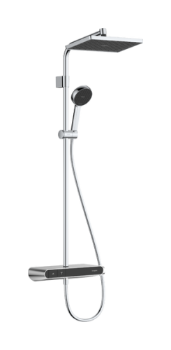 Hansgrohe Activera Q Showerpipe EcoSmart 290/180 1jet ShowerTablet Select 360 Varia termosztátos zuhanyrendszer, króm 28648000