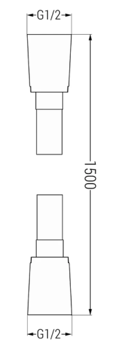 Mexen zuhanytömlő 150 cm, rózsaarany 79450-60
