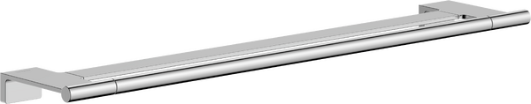 Hansgohe AddStoris S 66 cm dupla törölköző tartó, króm 41763000