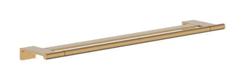 Hansgohe AddStoris S 66 cm dupla törölköző tartó, szálcsiszolt bronz 41763140