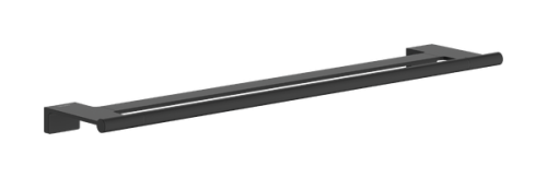 Hansgohe AddStoris S 66 cm dupla törölköző tartó, matt fekete 41763670