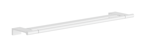 Hansgohe AddStoris S 66 cm dupla törölköző tartó, matt fehér 41763700