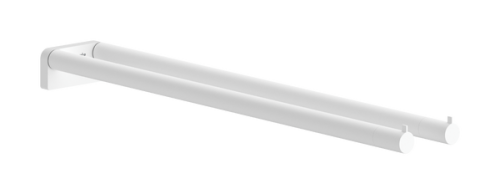 Hansgohe AddStoris S 44 cm dupla törölközőtartó, matt fehér 41787700