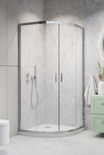 Radaway Alienta E 80x100 cm íves zuhanykabin, króm 10248010-01-01