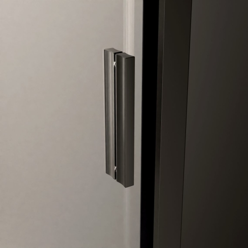 Radaway Alienta Black E 80x90 cm íves zuhanykabin, fekete 10248090-54-01