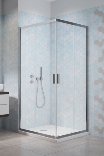 Radaway Alienta C 80x100 cm szögletes zuhanykabin, króm 10258010-01-01