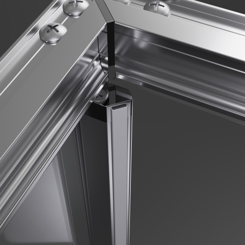 Radaway Alienta D 80x100 cm szögletes zuhanykabin, króm 10258010-01-01