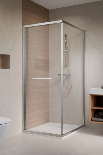 Radaway Alienta SD I 90x90 cm szögletes zuhanykabin, króm 10191990-01-01