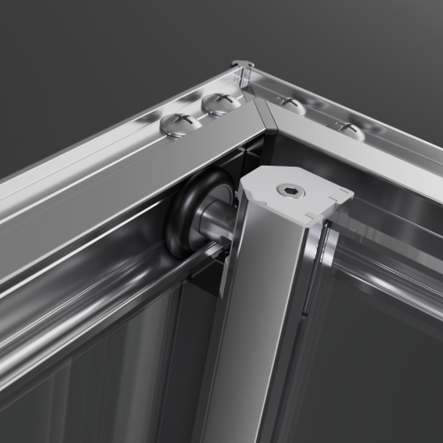 Radaway Alienta SD II 100x80 cm szögletes zuhanykabin, króm 10192180-01-01