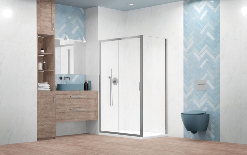 Radaway Alienta S 80 cm oldalfal, króm 10270080-01-01