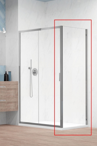 Radaway Alienta S 80 cm oldalfal, króm 10270080-01-01