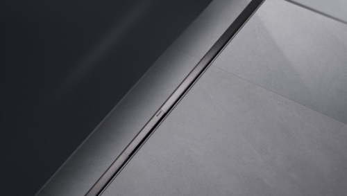 Geberit CleanLine50 zuhanyfolyóka 30-130 cm hosszú, szálcsiszolt fekete króm easy-to-clean bevonattal 154.447.QC.2