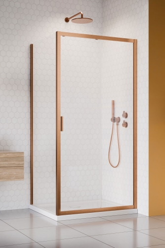 Radaway Alienta Brushed Copper S 90 cm oldalfal, szálcsiszolt réz 10270090-93-01