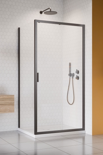 Radaway Alienta Brushed GunMetal S 80 cm oldalfal, szálcsiszolt fegyvermetál 10270080-92-01