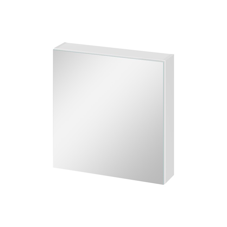 Cersanit OVIDA 60 cm tükrös szekrény, fényes fehér S1058-007
