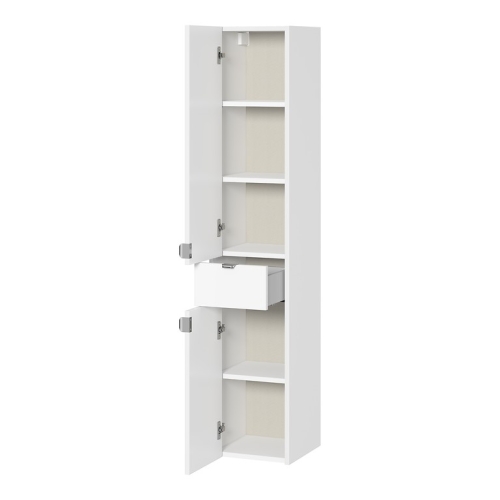 Cersanit OVIDA 30 cm magas kiegészítő szekrény, fényes fehér S1058-004