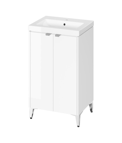 Cersanit OVIDA 50 cm alsószekrény mosdóval, fényes fehér S4047-001