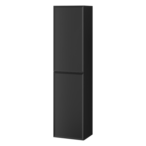 Cersanit MILLE 40 cm magas kiegészítő szekrény, matt fekete S1021-011