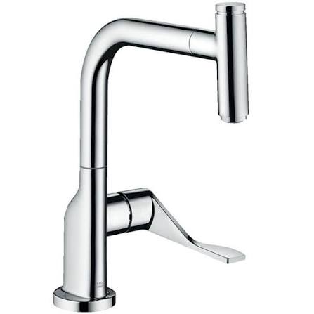 Hansgrohe Axor Citterio mosogató csaptelep 230 kihúzható kifolyóval Ecosmart, króm 39864000 (K)