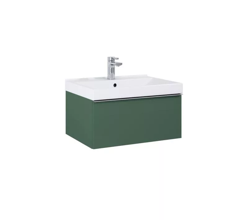 AREZZO design MONTEREY 60 cm-es alsószekrény 1 fiókkal szifonkivágással, matt zöld AR-168558