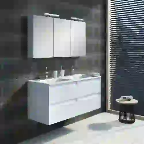AREZZO LED Lámpa ESTHER 28cm IP44 4000K króm AR-1100230053