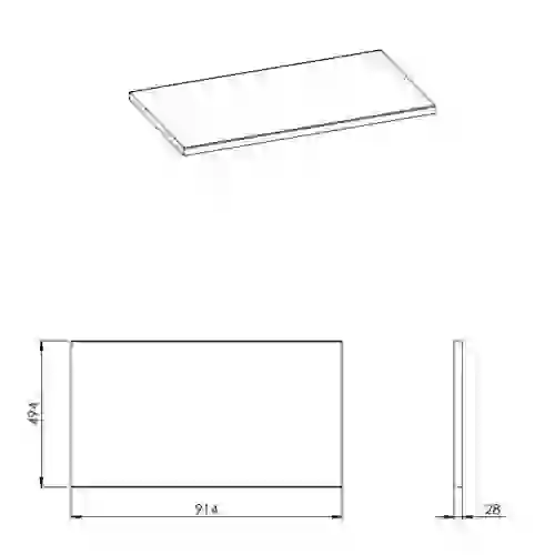 AREZZO design 90x49,4x2,8 cm mosdópult, természetes tölgy szín AR-167041